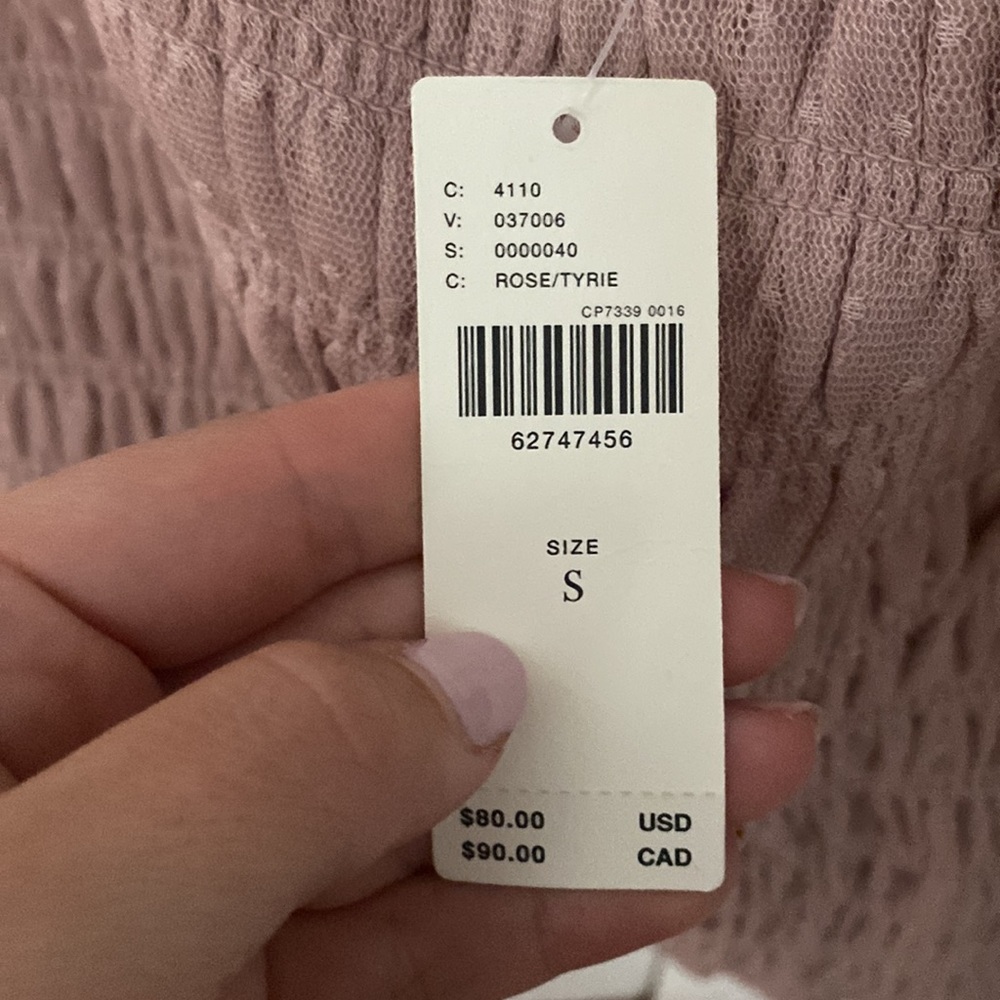 Blush Pink Anthropologie Tank Top - Picture 4 of 4